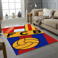 FC Barcelona Abstract Crest Elements Rug