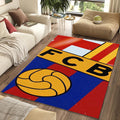 FC Barcelona Abstract Crest Elements Rug