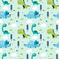 Cartoon Dinosaur Pattern Rug, Kids Playroom Carpet