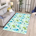 Cartoon Dinosaur Pattern Rug, Kids Playroom Carpet