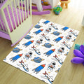 Astronaut Rug, Nursery Design, Kids Room Rug, Nursery Play Mat