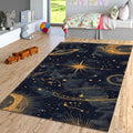 Galaxy Art Rug, Sky Rug, Star Rug, Bohemian rug, Gothic Mat Home