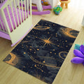 Galaxy Art Rug, Sky Rug, Star Rug, Bohemian rug, Gothic Mat Home
