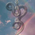 Chakra Snake Area Rug, Spiritual Zen Decor, Non-Slip