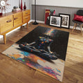 Chakra Meditation Rug, Galaxy Yoga Mat, Spiritual Decor