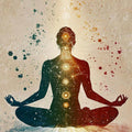 Chakra Meditation Rug, Spiritual Yoga Room Decor