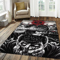 Berserk Rug Dark Fantasy Gothic Manga Fan Mat High Contrast Red
