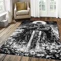 Berserk Rug Dark Fantasy Gothic Manga Fan Mat Gamer Room Decor