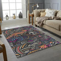 Maximalist Psychedelic Tribal Animal Rug