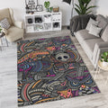 Maximalist Psychedelic Tribal Animal Rug