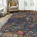 Maximalist Psychedelic Tribal Animal Rug