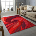 Majestic Phoenix Bird Geometric Rug