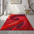 Majestic Phoenix Bird Geometric Rug