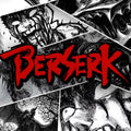 Berserk Manga Collage Rug Guts Berserker Armor Black White Mat