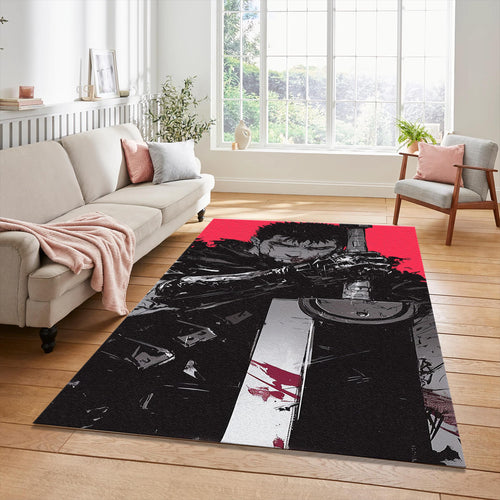 Berserk Guts Dragon Slayer Sword Rug