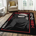 Gojo Pop Art Poster Rug JJK Hope Style Red Blue Fan Mat Manga