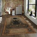 Pagan Rug, Green Goth Carpet Dark Aesthetic Decor, Witchy Celtic