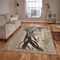 Goth Occult Rug, Dark Academia Area Rug