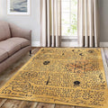 Occult Rug, Ancient Egyptian Area Rug