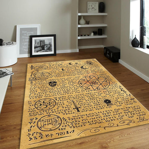 Occult Rug, Ancient Egyptian Area Rug
