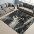 Jesus Prayer Gethsemane Rug Religious Living Room Decor Washable