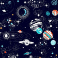Celestial Galaxy Planets Rug Teen Bedroom Gaming Room Decor
