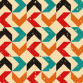 Retro Chevron Geometric Rug Boho Living Room Decor Non-Slip