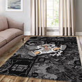 Luffy Gear 5 Rug, One Piece Manga Panel Art