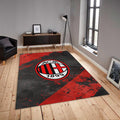 AC Milan Rug, Rossoneri Fan Decor Football Club Logo San Siro