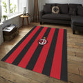 AC Milan Rug, Classic Rossoneri Stripes