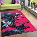 Venom Rug, Vibrant Marvel Fan Art Spider-Man Villain Decor Gift