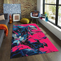Venom Rug, Vibrant Marvel Fan Art Spider-Man Villain Decor Gift