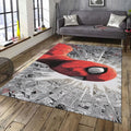 Classic Spider-Man Rug, Red Mask Marvel Comics Fan Art Peter