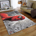 Classic Spider-Man Rug, Red Mask Marvel Comics Fan Art Peter