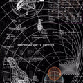 Sci-fi Schematic Rug, Black and White