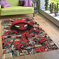 Marvel Comics Rug, Hooded Spider-Man Art
