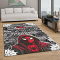 Marvel Comics Rug, Hooded Spider-Man Art