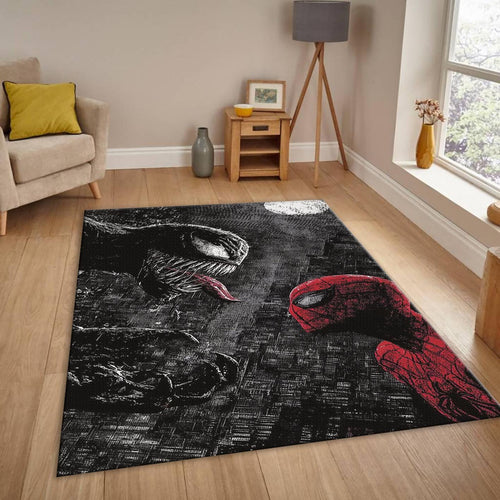 Venom vs Spider-Man Rug, Marvel Comic Art