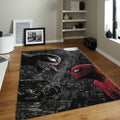 Venom vs Spider-Man Rug, Marvel Comic Art