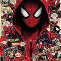 Spider-Man Rug, Comic Book Collage Marvel Superhero Decor Classic