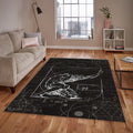 Dark Academia Rug, Atlas Mythology Art
