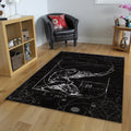 Dark Academia Rug, Atlas Mythology Art
