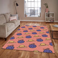 One Piece Rug, Luffy Straw Hat & Devil Fruit