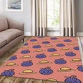 One Piece Rug, Luffy Straw Hat & Devil Fruit