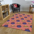 One Piece Rug, Luffy Straw Hat & Devil Fruit
