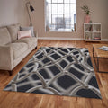 Minimalist Basketball Net Rug, Abstract Sports Art