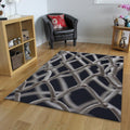 Minimalist Basketball Net Rug, Abstract Sports Art