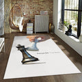 Modern Chess Rug, Low Poly Art Style