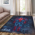 Spider Man Rug, Marvel Schematic Art