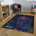 Spider Man Rug, Marvel Schematic Art
